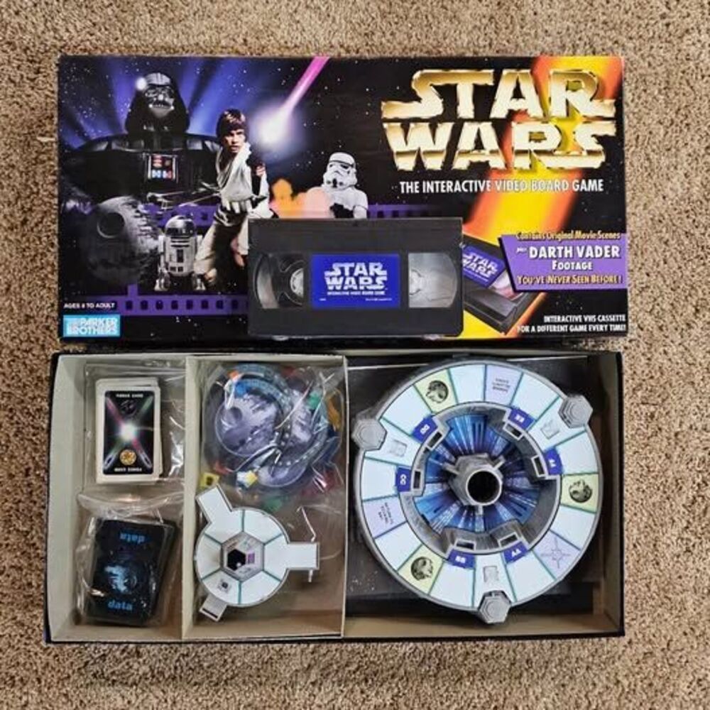 Parker Brothers Star Wars Interactive Video Board Game